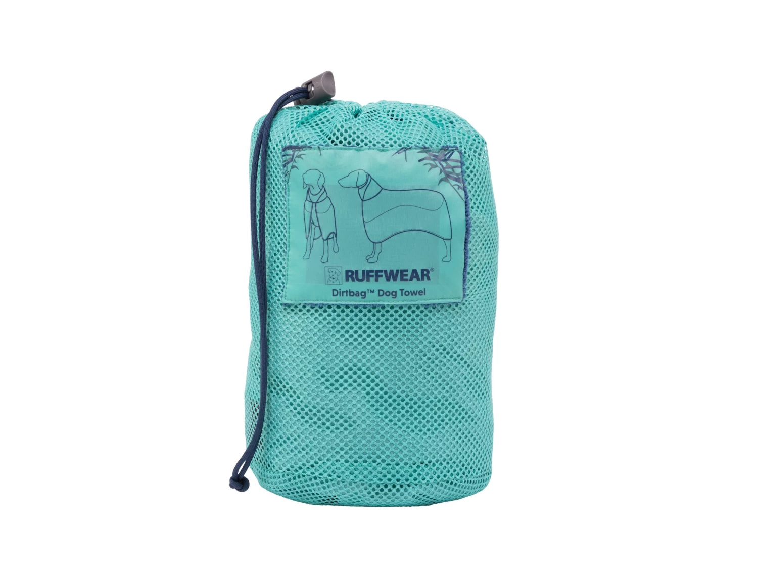 Ruffwear Dirtbag™ Hunde-Handtuchmantel Aurora Teal – Bild 6