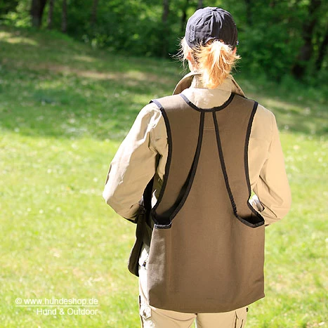 Profi Dummyweste Hunter Canvas Khaki – Bild 4
