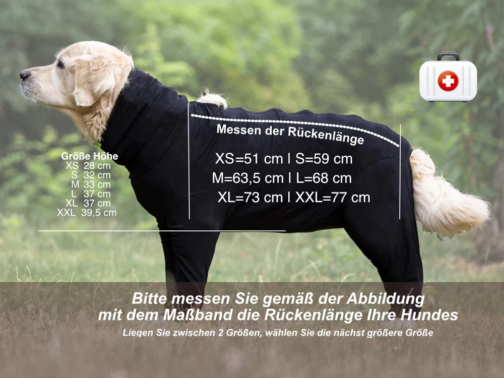 Medi Cape Wundschutz- Overall Schwarz – Bild 6