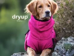 Dryup Cape Hundebademantel Pink