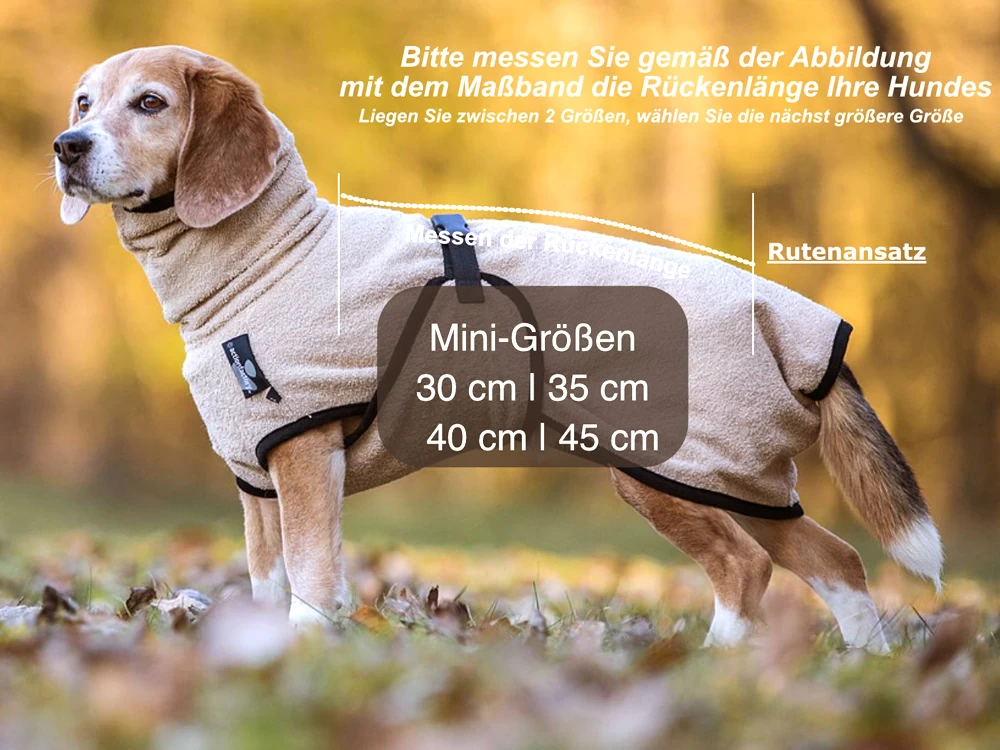 Dryup Cape Hundebademantel Mini Kiwi – Bild 4