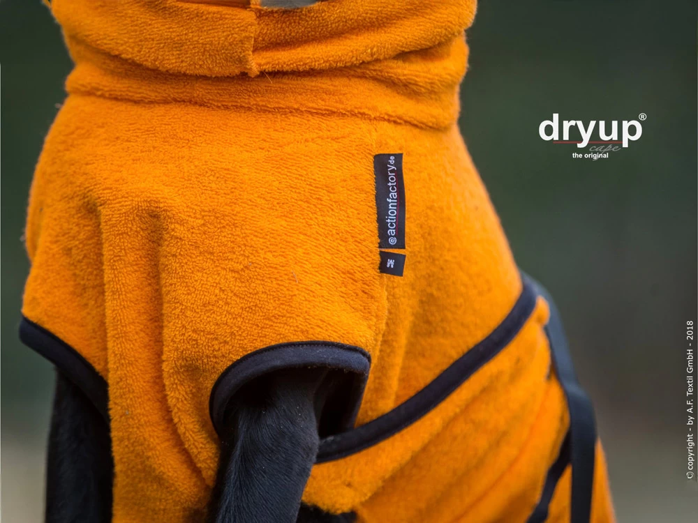 Dryup Cape Hundebademantel Clementine – Bild 3