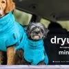 Dryup Cape Hundebademantel Mini Cyan