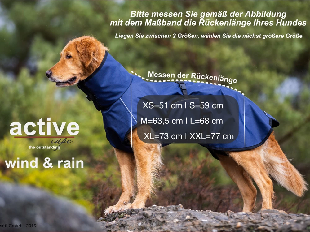 Active Cape Wind & Rain MINI Orange – Bild 4