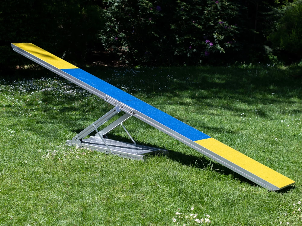 Hunde Profi ALU Agility Turnier Wippe FCI Konform