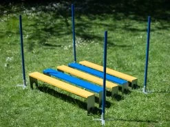 Hundesport Profi Agility Weitsprung-Hürde Mit Eckpfählen