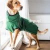 Dryup Cape Hundebademantel Dark Green