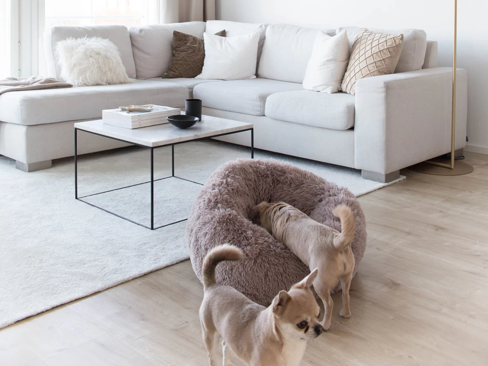 District 70 FUZZ Hundebett Donut Light Grey â Bild 2