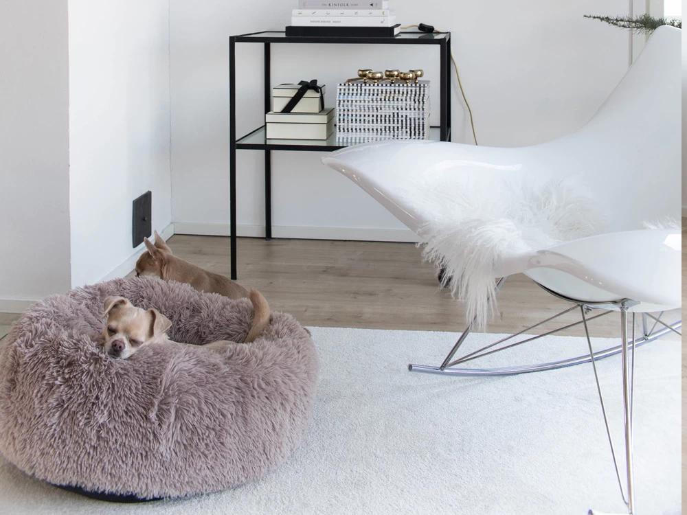 District 70 FUZZ Hundebett Donut Light Grey â Bild 3