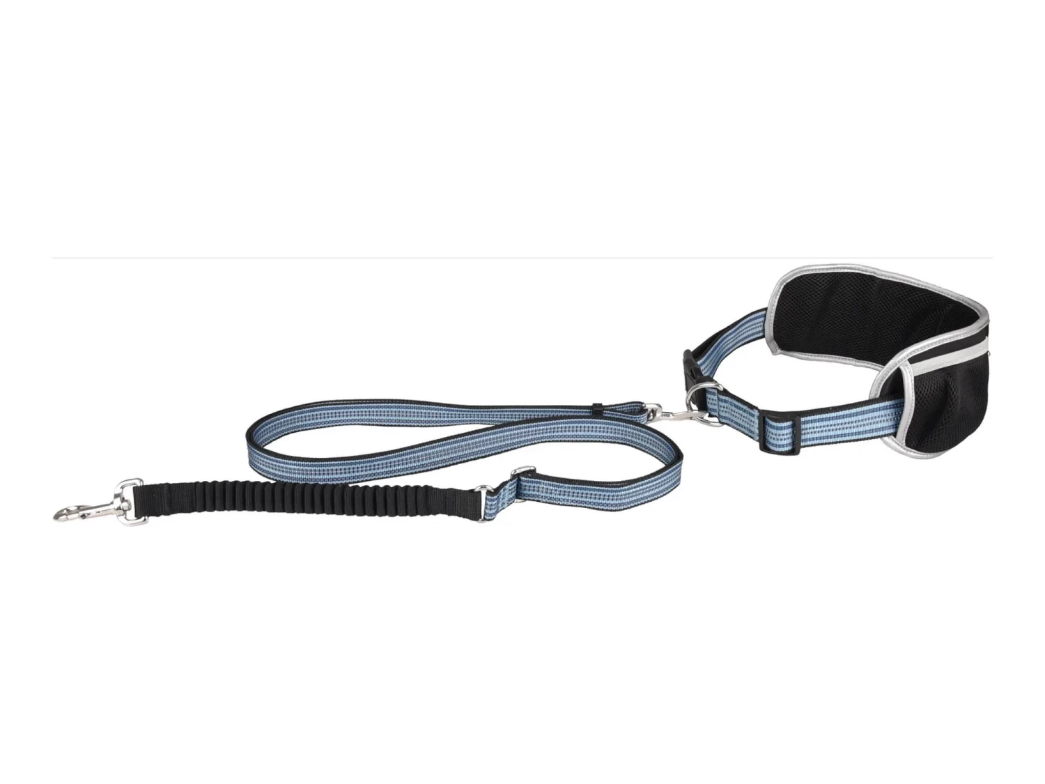 Jogging-Hüftgurt Mit Hundeleine Blau