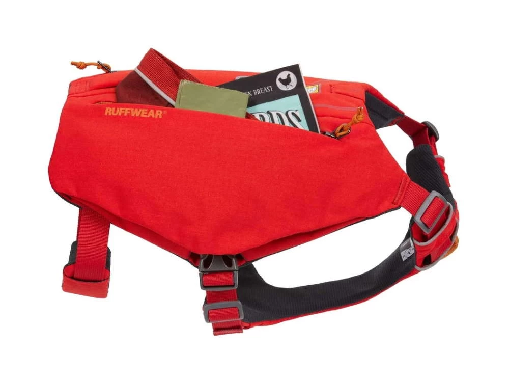 Ruffwear Switchbak Hundegeschirr Mit Taschen Red Sumac – Bild 3