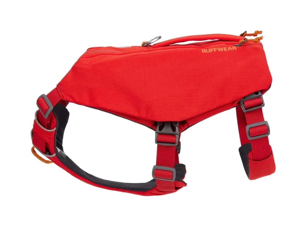 Ruffwear Switchbak Hundegeschirr Mit Taschen Red Sumac – Bild 4