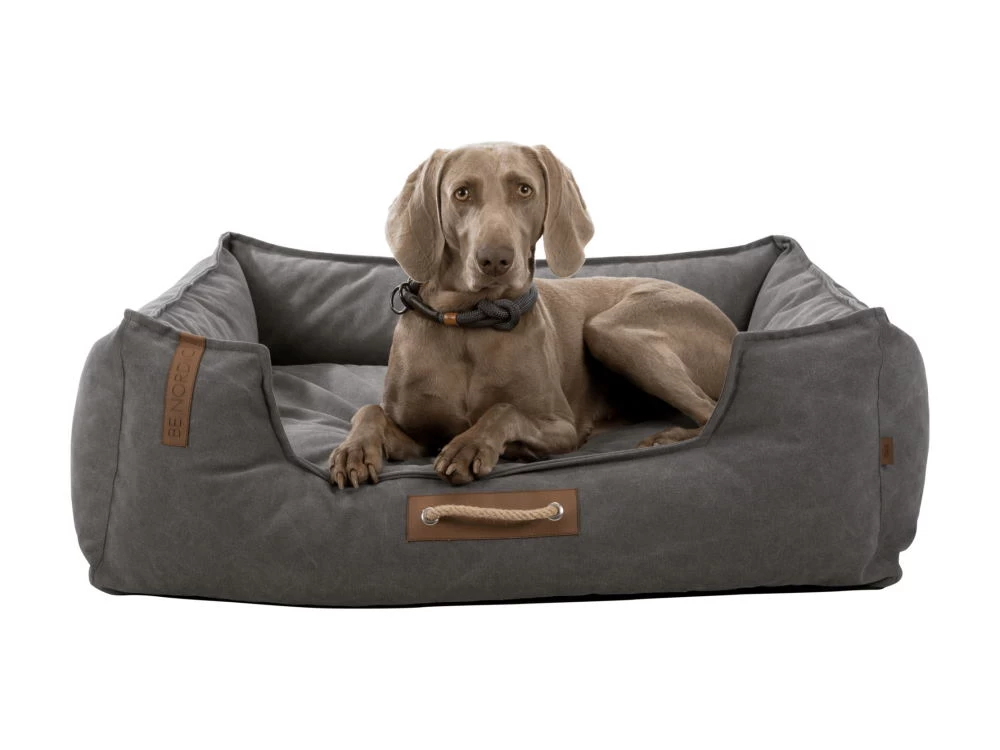 BE NORDIC Hundebett Föhr Dunkelgrau – Bild 2