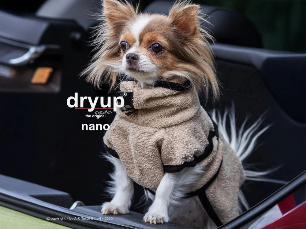 Dryup Cape Hundebademantel Nano Sand