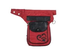 Nijens Leckerlietasche Hannover HS Pfote & Herz 7103 Rot