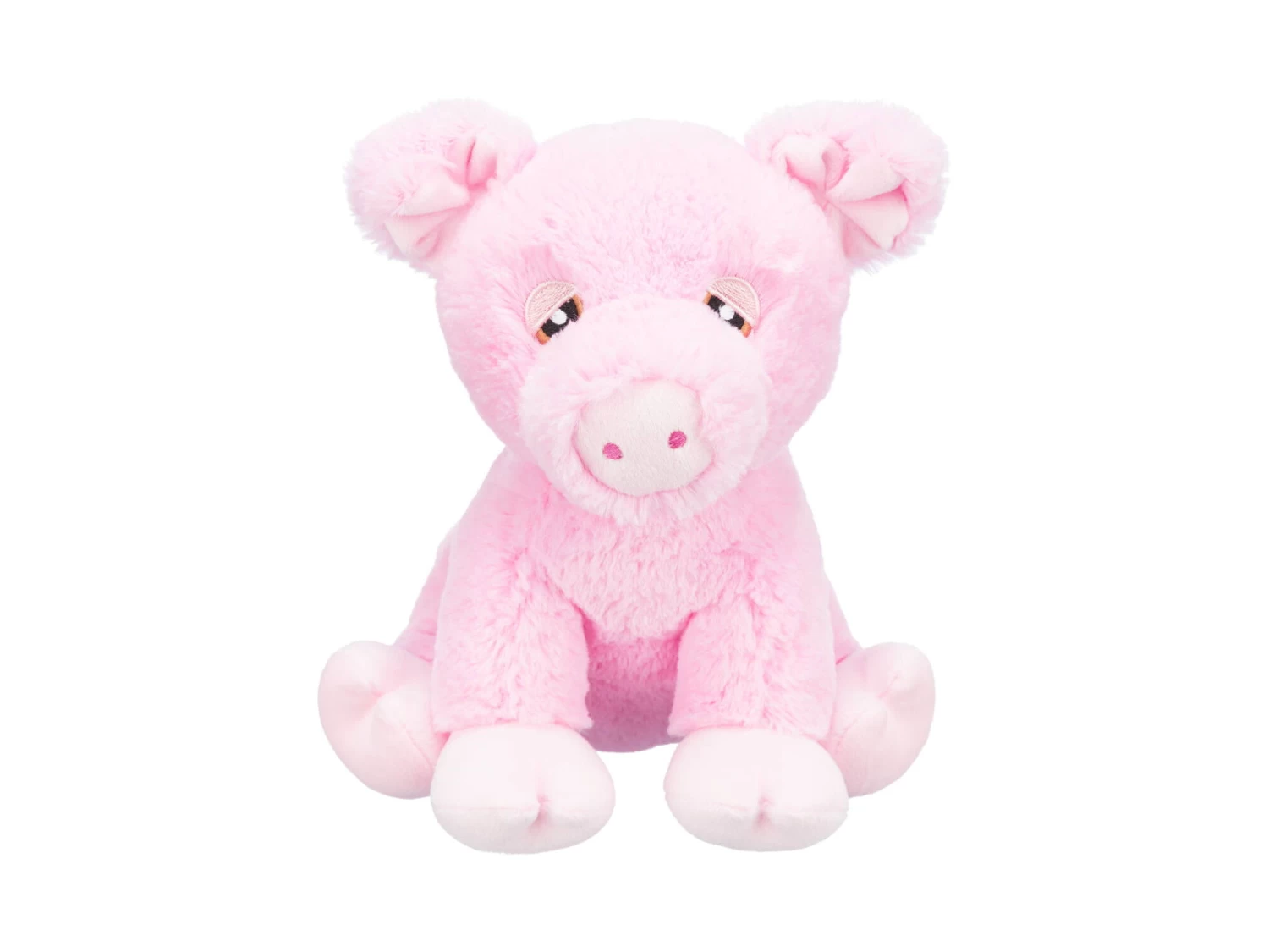 Trixie Be Eco Hundespielzeug Plüschtier Schweinchen Edison – Bild 3