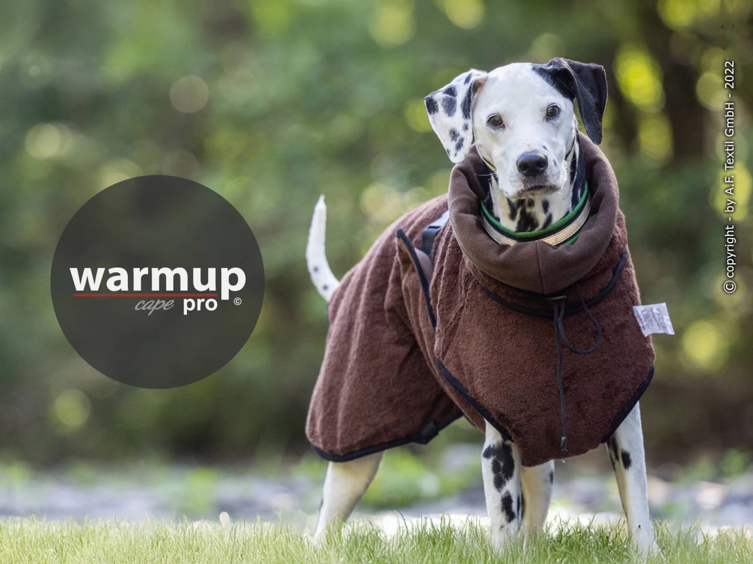Warmup Cape Pro Hundemantel & Bademantel Mocca