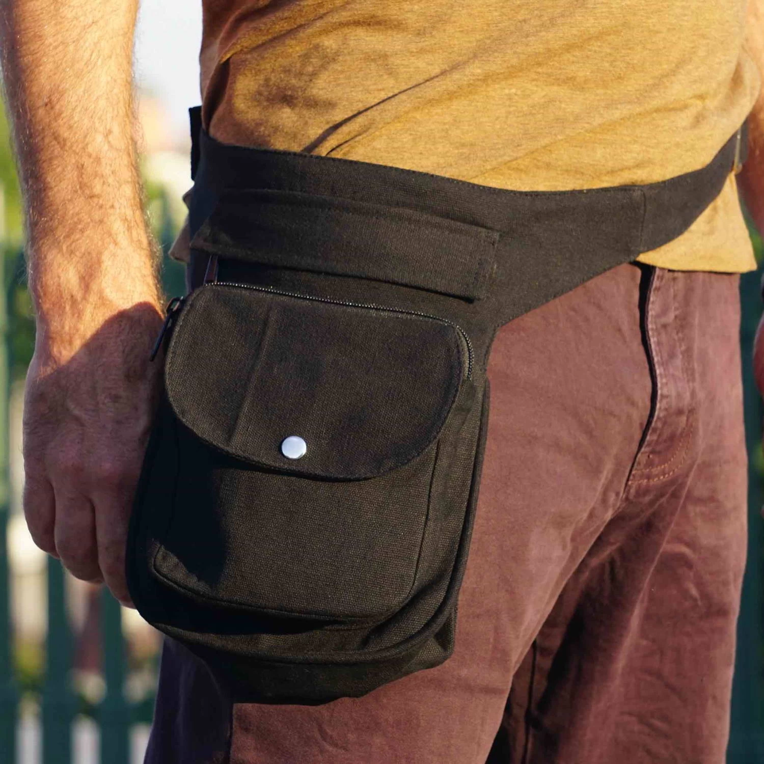 Nijens Leckerlietasche Hannover HS 7702 Canvas Beige – Bild 4